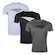Kit Camiseta Penalty X - 3 Unidades - Masculina CINZA/BRANCO