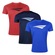 Kit Camiseta Penalty X - 3 Unidades - Masculina AZUL/VERMELHO