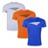 Kit Camiseta Penalty X - 3 Unidades - Masculino LARANJA/AZUL