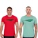 Kit Camiseta Penalty X - 2 Unidades - Masculino VERMELHO/VERDE