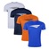 Kit Camisetas Penalty X - 4 Unidades - Masculina BRANCO/AZUL ESC