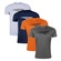 Kit Camisetas Penalty X - 4 Unidades - Masculina BRANCO/CINZA