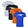 Kit Camisetas Penalty X - 4 Unidades - Masculina BRANCO/LARANJA