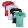 Kit Camisetas Penalty X - 4 Unidades - Masculina VERDE/VERMELHO