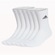 Kit Meia Cano Alto Adidas - 6 Pares - Adulto BRANCO