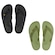 Kit Chinelo Sandália Redley Solar - 2 Pares - Adulto PRETO/VERDE