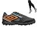 Kit Chuteira Society Umbro Pro 5 Bump Club + Meião - Adulto PRETO/LARANJA