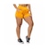Shorts Orbis Fitness Poliamida Cirrê Cós Alto - Feminino LARANJA