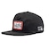 Boné Aba Reta Rvca Dmote - Snapback - Adulto PRETO