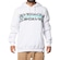 Blusão de Moletom com Capuz Quiksilver Word Block 280G Wt24 - Masculino BRANCO