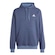 Blusão de Moletom com Capuz adidas Liso - Masculino AZUL ESCURO