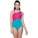 Maiô Body Assimétrico Juvenil Speedo AZUL CLA/ROSA