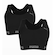 Kit de Top Fitness Puma Esportivo sem Costura - Feminino - 2 unidades PRETO