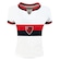 Camiseta do Flamengo 1976 Liga Retro - Feminina BRANCO