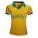 Camiseta do Brasil Polo Estrelas 10 Feminina - Liga Retro AMARELO