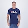 Camiseta Fila Letter Premium III - Masculina AZUL ESCURO