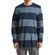 Camiseta Manga Longa Hurley Retilinea Stripes - Masculina AZUL ESCURO