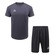 Kit Topper Camiseta + Calção Classic New - Masculino CINZA/PRETO