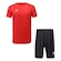 Kit Topper Camiseta + Calção Classic New - Masculino VERMELHO/PRETO
