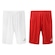 Calção Topper Classic New - 2 Unidades - Masculino BRANCO/VERMELHO