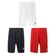 Kit de Calções Topper Classic New - Masculino - 3 unidades BRANCO/VERMELHO