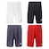 Kit de Calções Topper Classic New - Masculino - 4 unidades BRANCO/VERMELHO