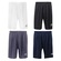 Kit de Calções Topper Classic New - Masculino - 4 unidades BRANCO/AZUL ESC