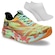 Kit Tênis Asics Noosa Tri 15 + Meia - Feminino VERDE/LARANJA