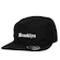 Boné Aba Reta Overking Five Panel Brooklyn - Strapback - Adulto PRETO