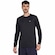 Camiseta Mizuno Manga Longa Nirvana New - Masculina PRETO/BRANCO
