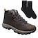Kit Bota Impermeável Columbia Newton Ridge Plus Ii - Masculina + Par De Meia MARROM