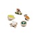 Kit Jibbitz Crocs Jogo de Golfe Pack com 5 Peças BRANCO