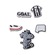 Kit Jibbitz Crocs Soccer Goal Pack com 5 Peças BRANCO