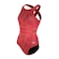Maiô Engana Mamãe Estampa de Escama Speedo - Adulto VERMELHO