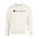 Blusão de Moletom sem Capuz Champion Felpado Gola Careca Fleece Script - Masculino Off White