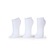 Kit Meia Puket Micro Variante Cano Baixo - 3 Pares - Unissex BRANCO