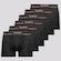 Kit Cueca Boxer Lupo Microfibra sem Costura II - 6 Unidades - Masculino PRETO