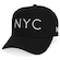 Boné Aba Curva New Era 9Forty A-Frame Nyc - Snapback - Adulto PRETO