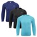 Kit Camisa Térmica Selene Proteção Uv50+ - 3 Unidades - Infantil AZUL ESC/AZUL
