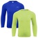 Kit Camisas Térmicas Selene Proteção Uv50+ - Infantil - 2 unidades AZUL/AMARELO