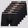 Kit Cueca Boxer Lupo Microfibra Seamless - 6 Unidades - Masculina PRETO