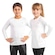 Camiseta Térmica Poker Manga Longa Skin III - Infantil BRANCO/CINZA