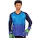 Camisa de Goleiro Poker Manga Longa Sublimada Celeno II - Masculina AZUL/AZUL ESC