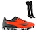 Chuteira Society Penalty Fúria Y-3 + Par de Meião - Adulto VERMELHO/PRETO
