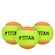 Bola de Beach Tennis Titan - Pack com 03 Unidades LARANJA