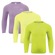 Kit 3 Camisas Térmicas Selene Proteção UV50+ - Infantil AMARELO