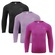 Kit 3 Camisas Térmicas Selene Proteção UV50+ - Infantil ROSA ESC/PRETO