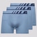 Kit 3 Cuecas Boxer Lupo Light Fit - Adulto AZUL