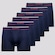 Cueca Boxer Lupo Microfibra sem Costura - 6 Unidades - Adulto AZUL ESCURO