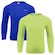 Kit 2 Camisas Térmicas Selene Proteção UV50+ - Infantil AZUL/AMARELO